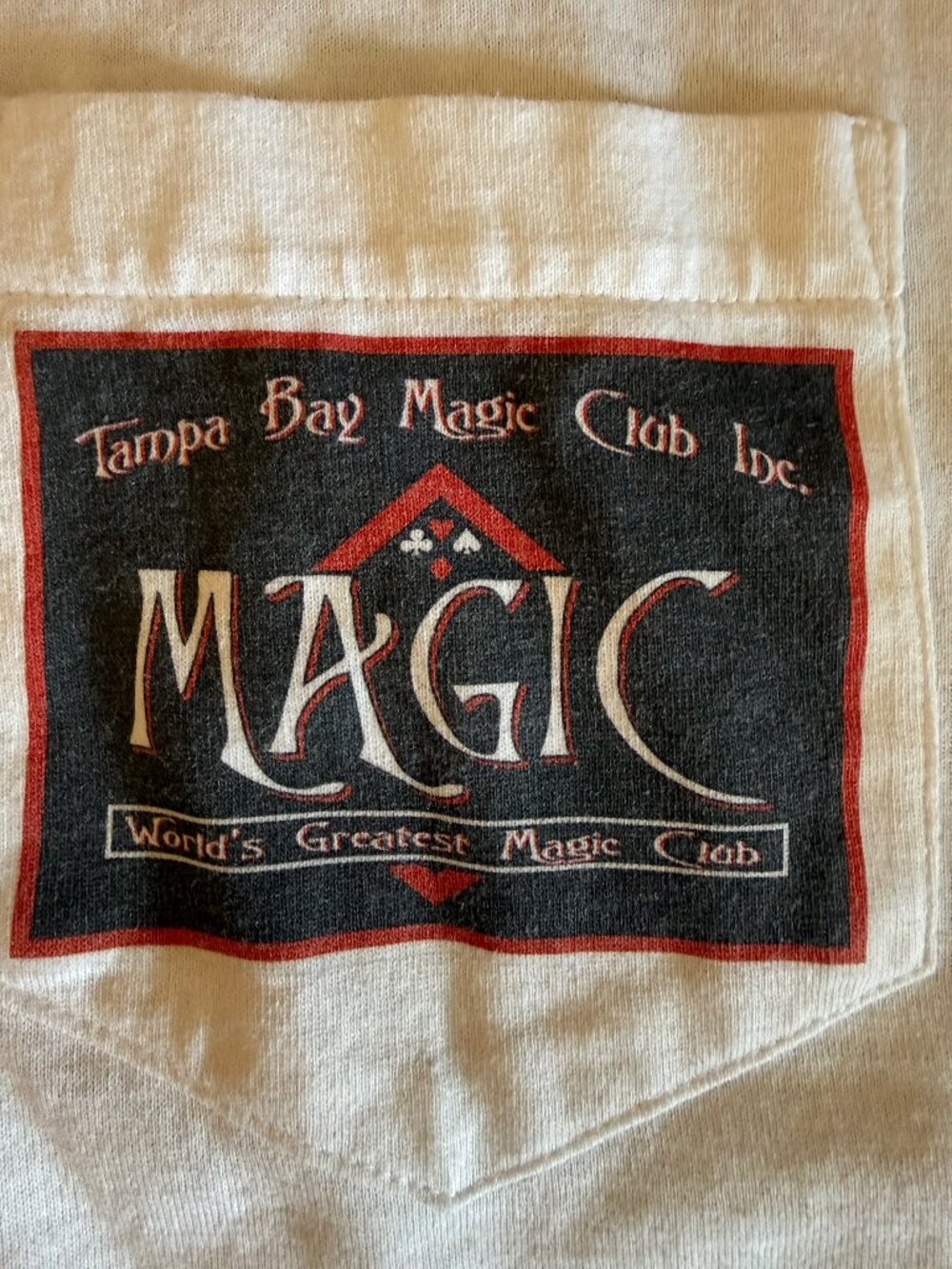 Tampa Bay Magic Club Men's XL Jerzees Polo Shirt Magician Florida Graphic